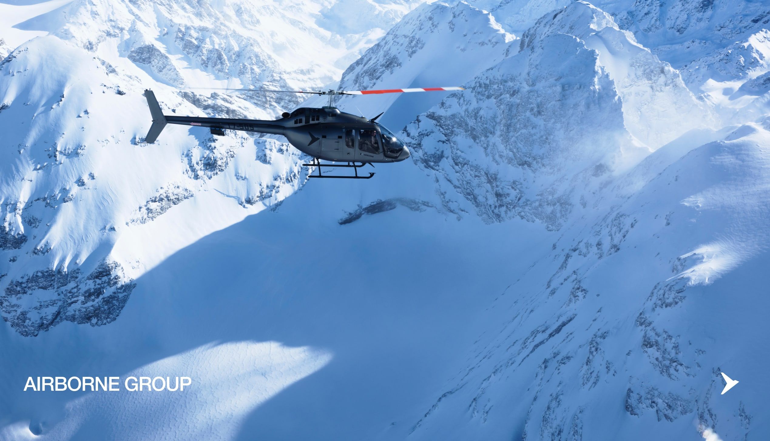 Airborne website design