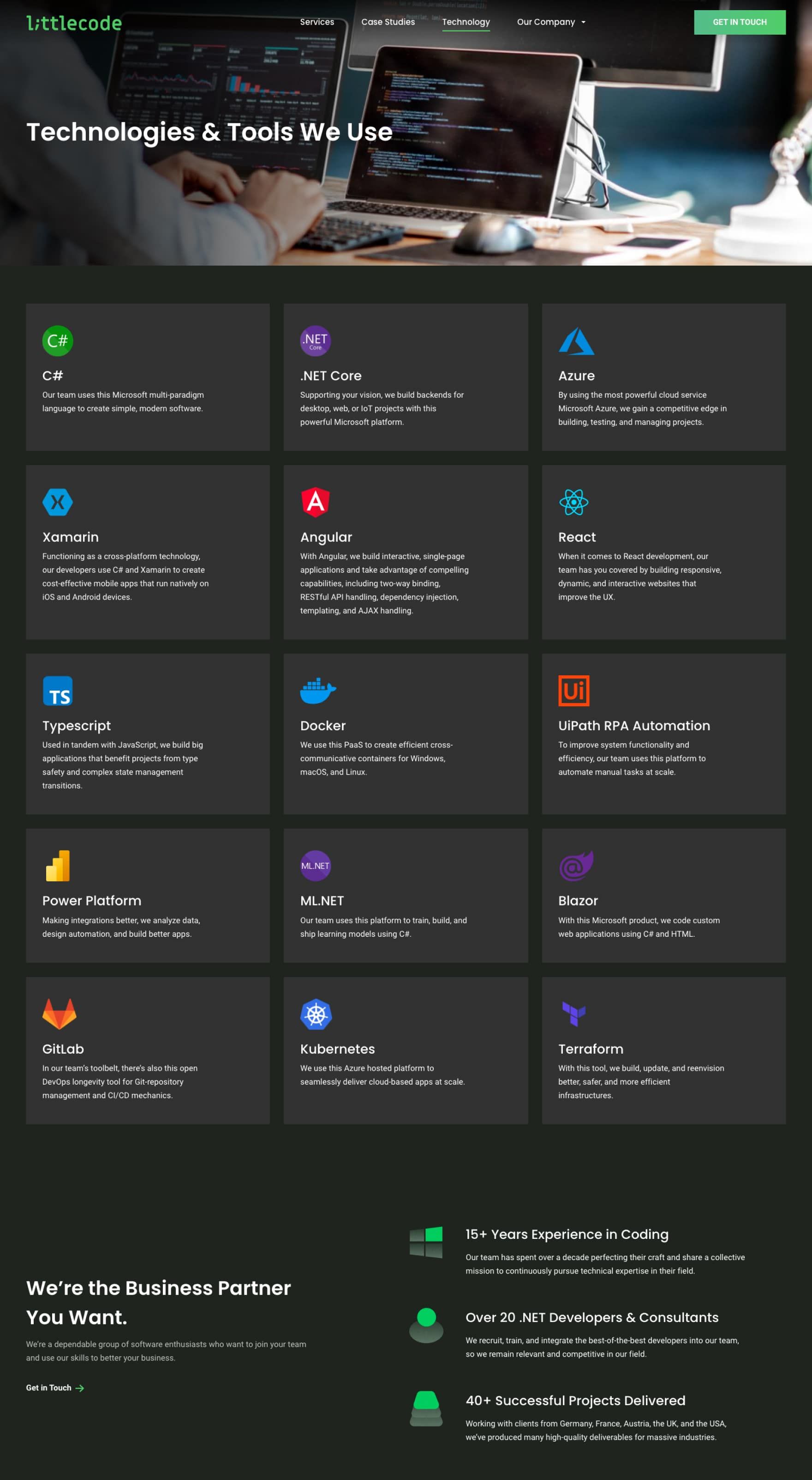 littlecode story page