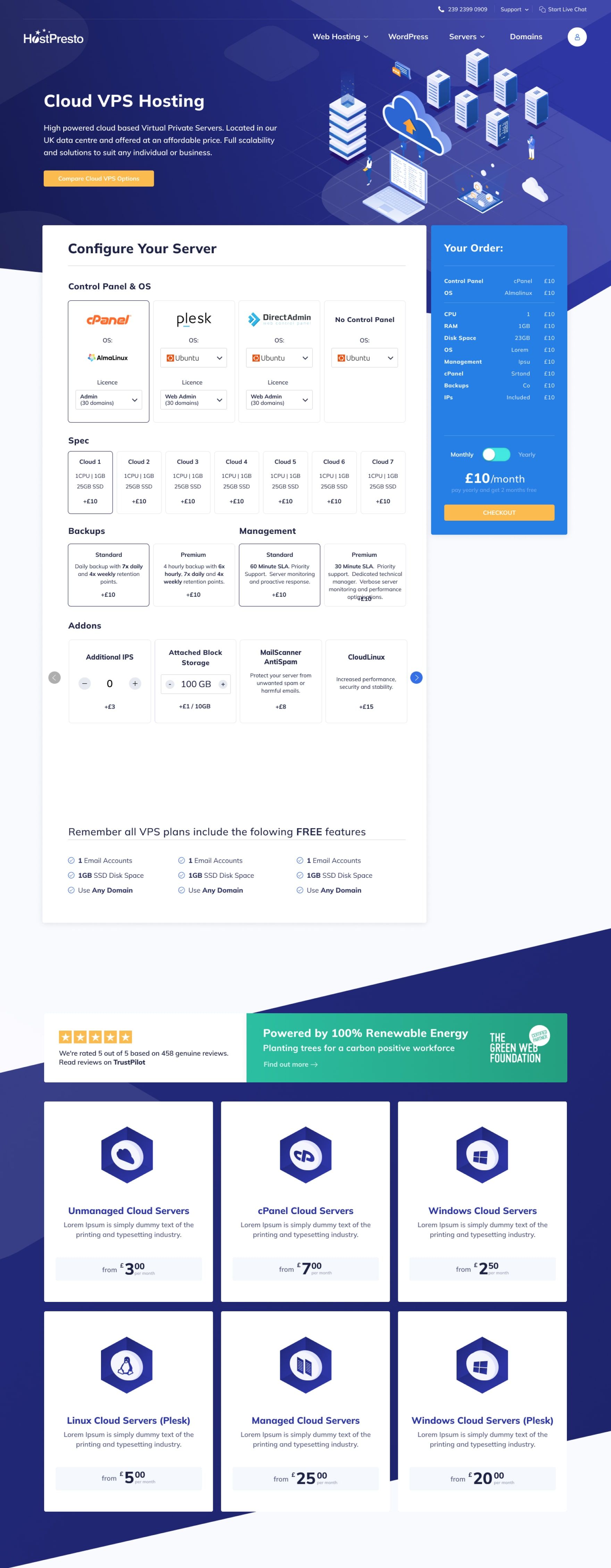 hostpresto story page