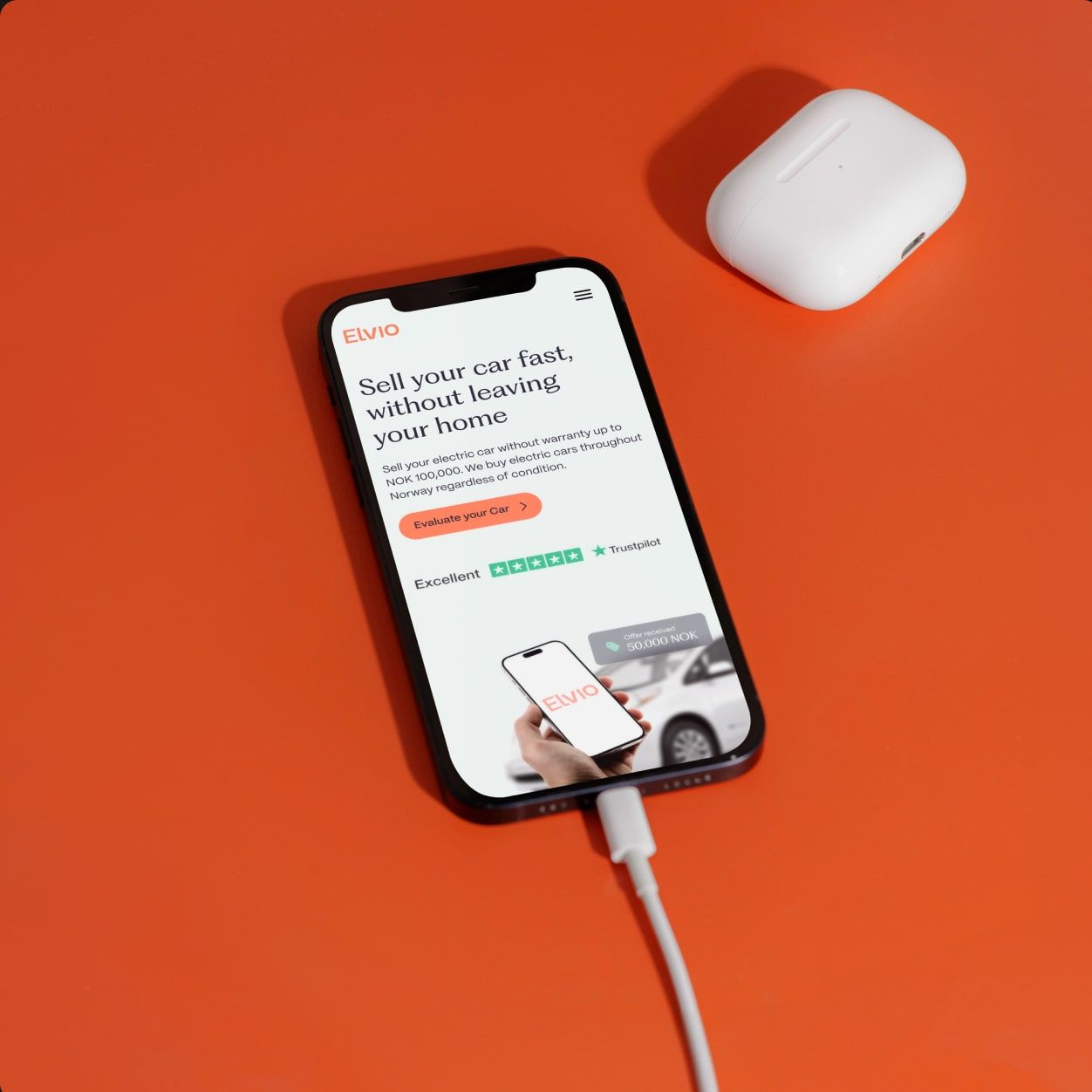 Elvio website design