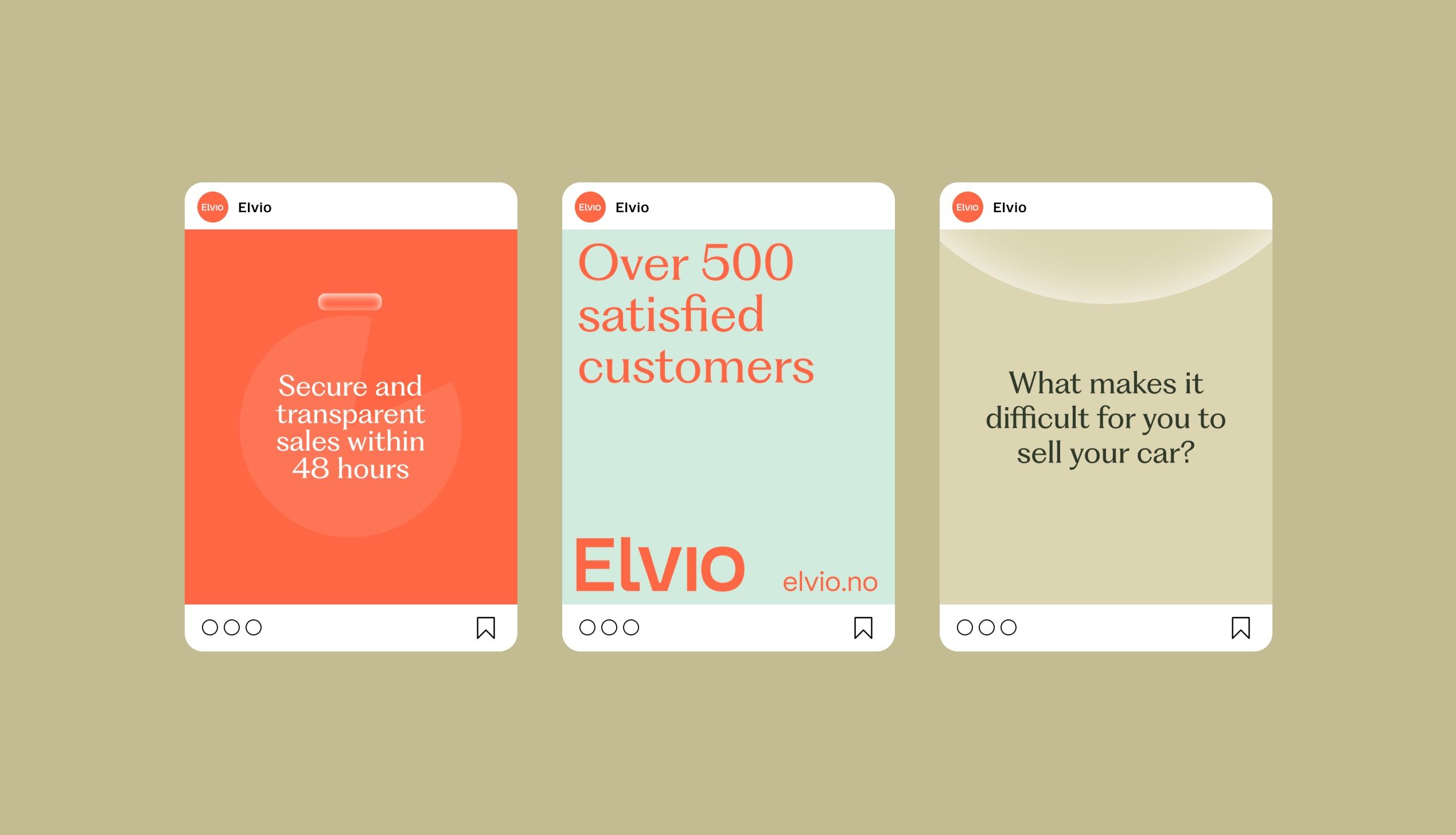 Elvio website design