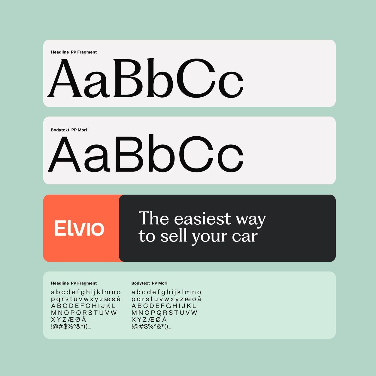 Elvio website design