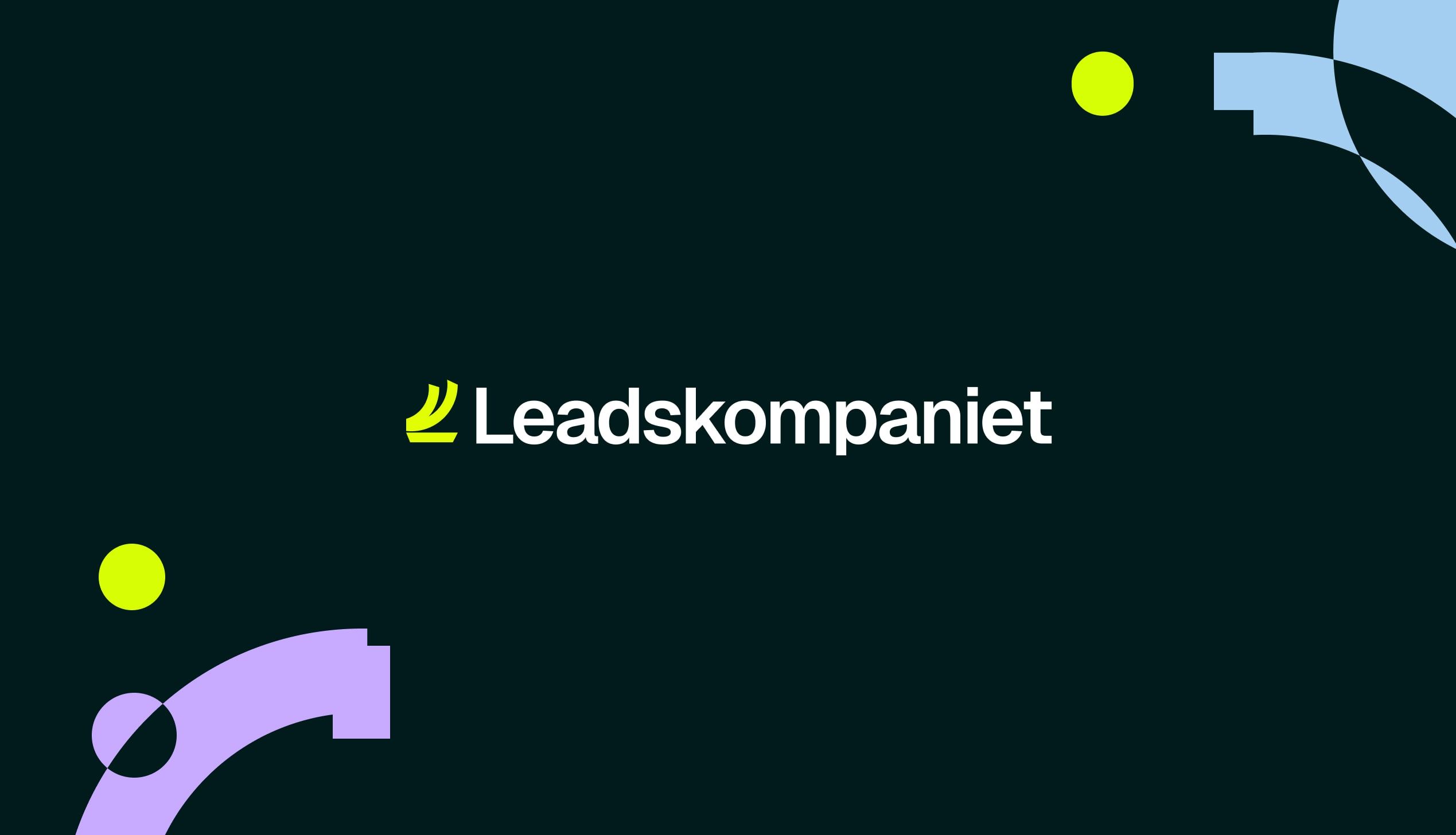 Leadskompaniet website design