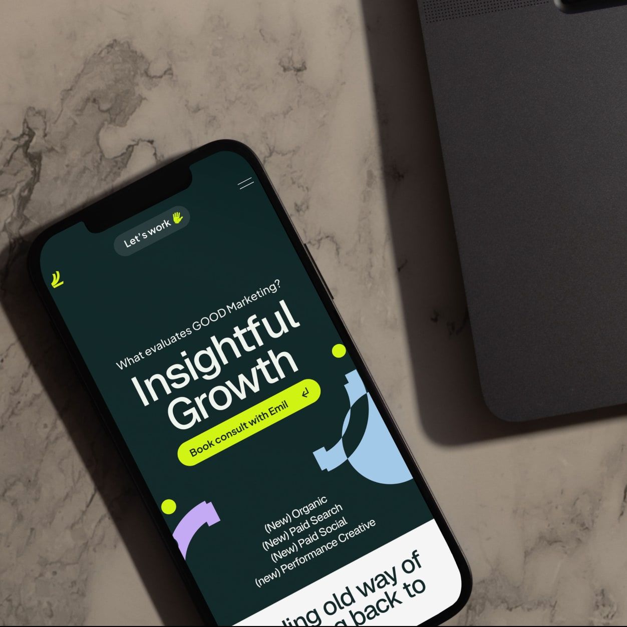 Leadskompaniet website design