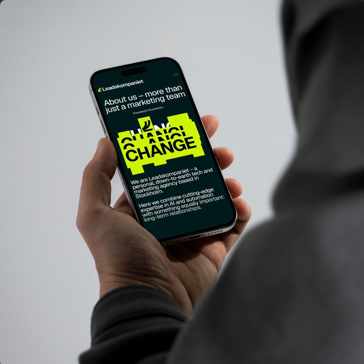 Leadskompaniet website design