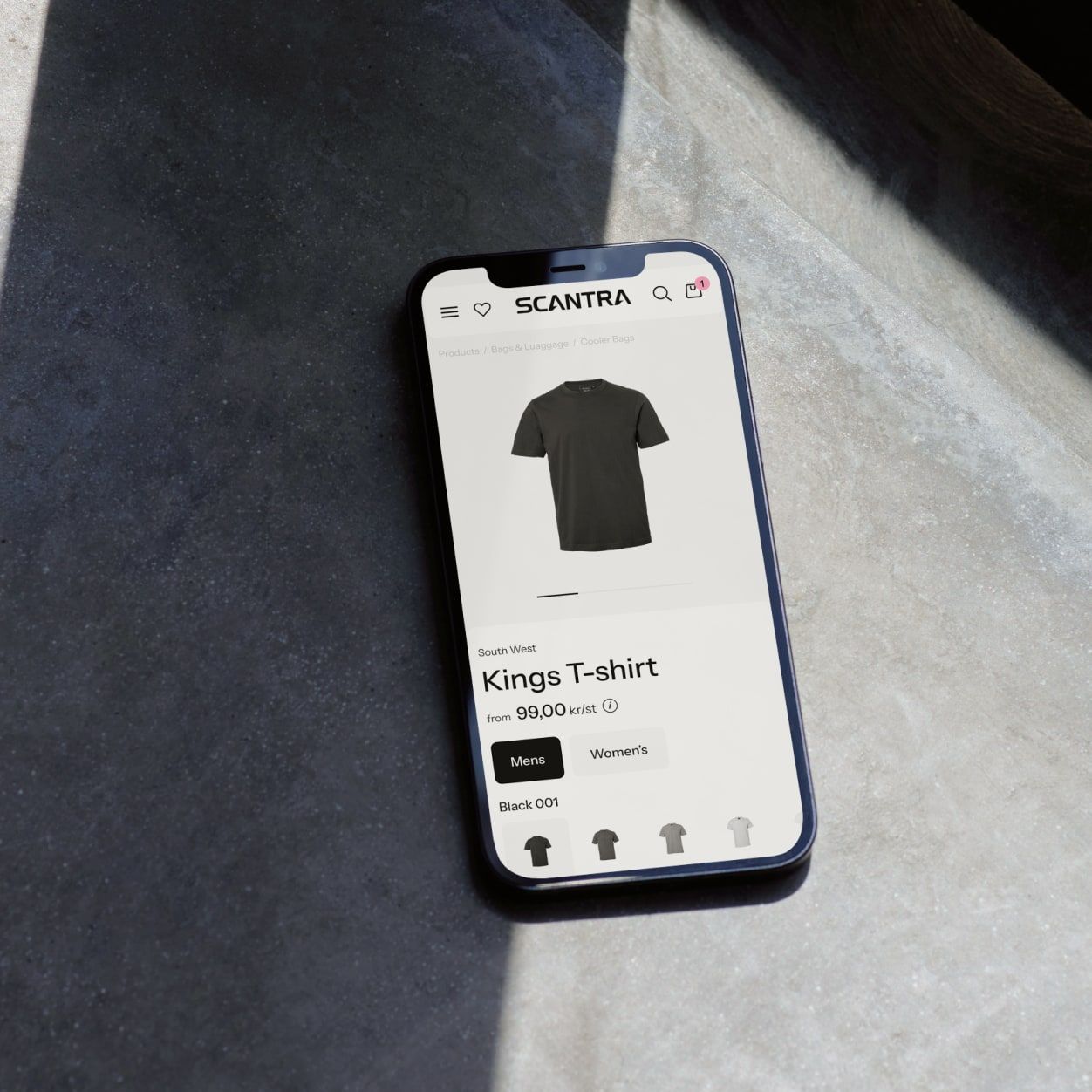 Scantra website design