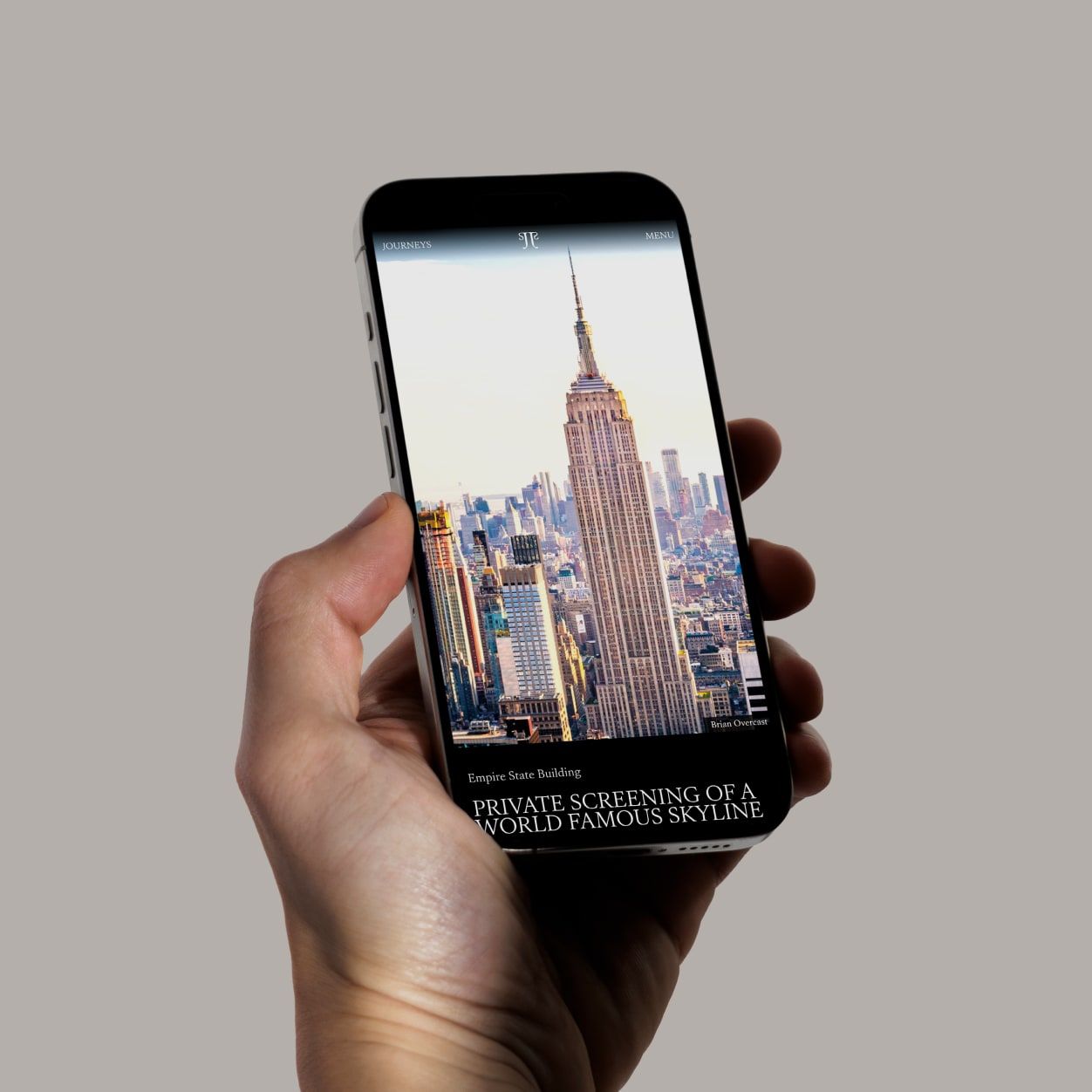 Secret Journeys website design