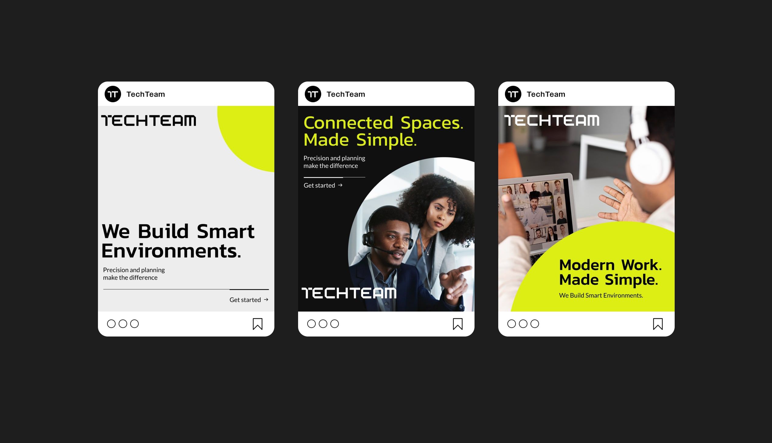 TechTeam website design